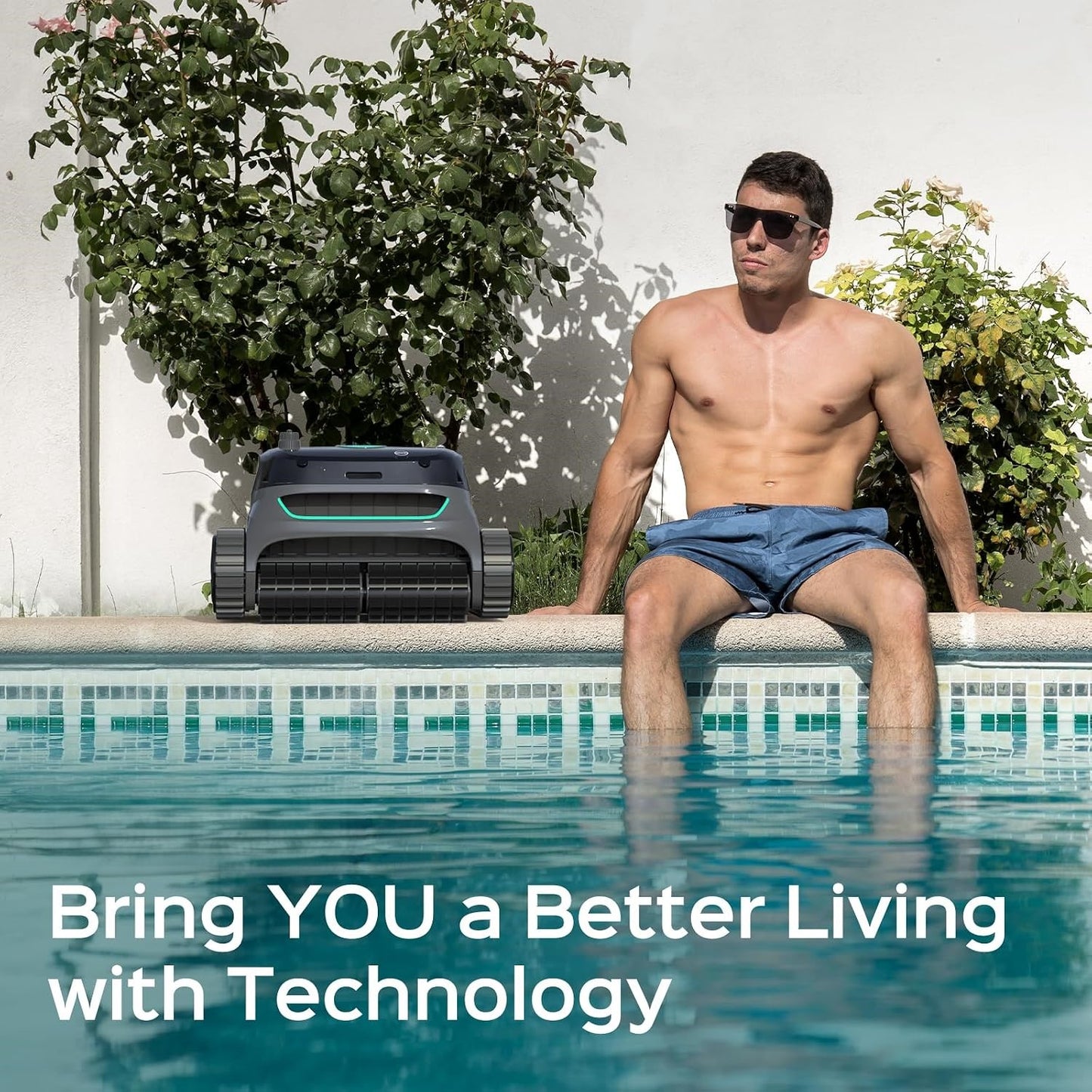 High-End Cordless Pool Cleaning Robot