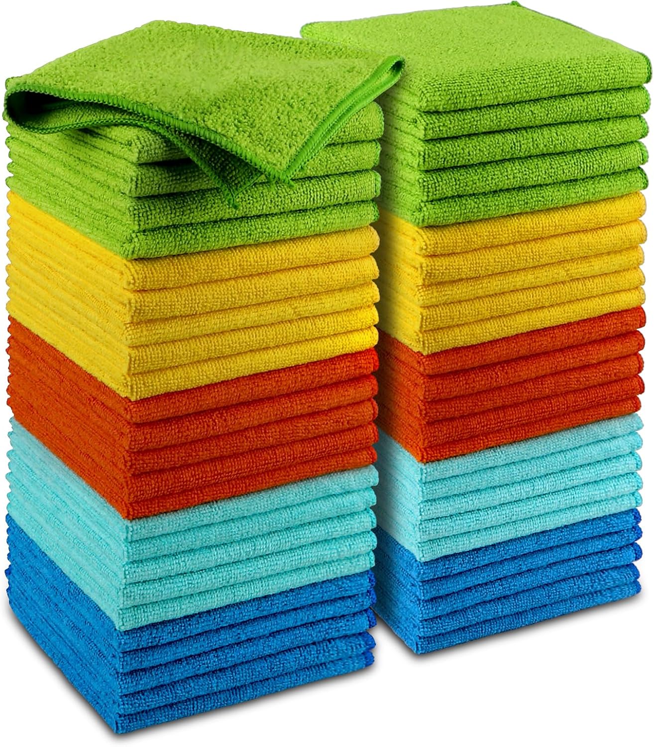 Pack of 50 Microfiber Cleaning Cloths