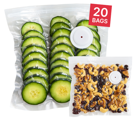 Pack of 20 food bags