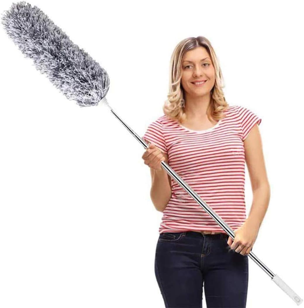 Extendable microfiber duster