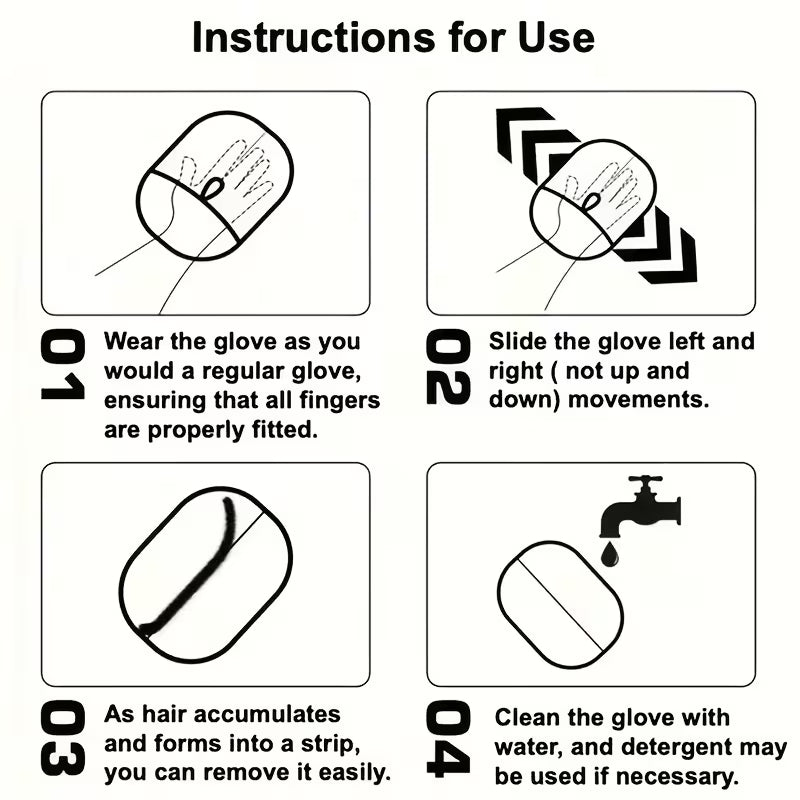 Electrostatic Cleaning Glove for Pets