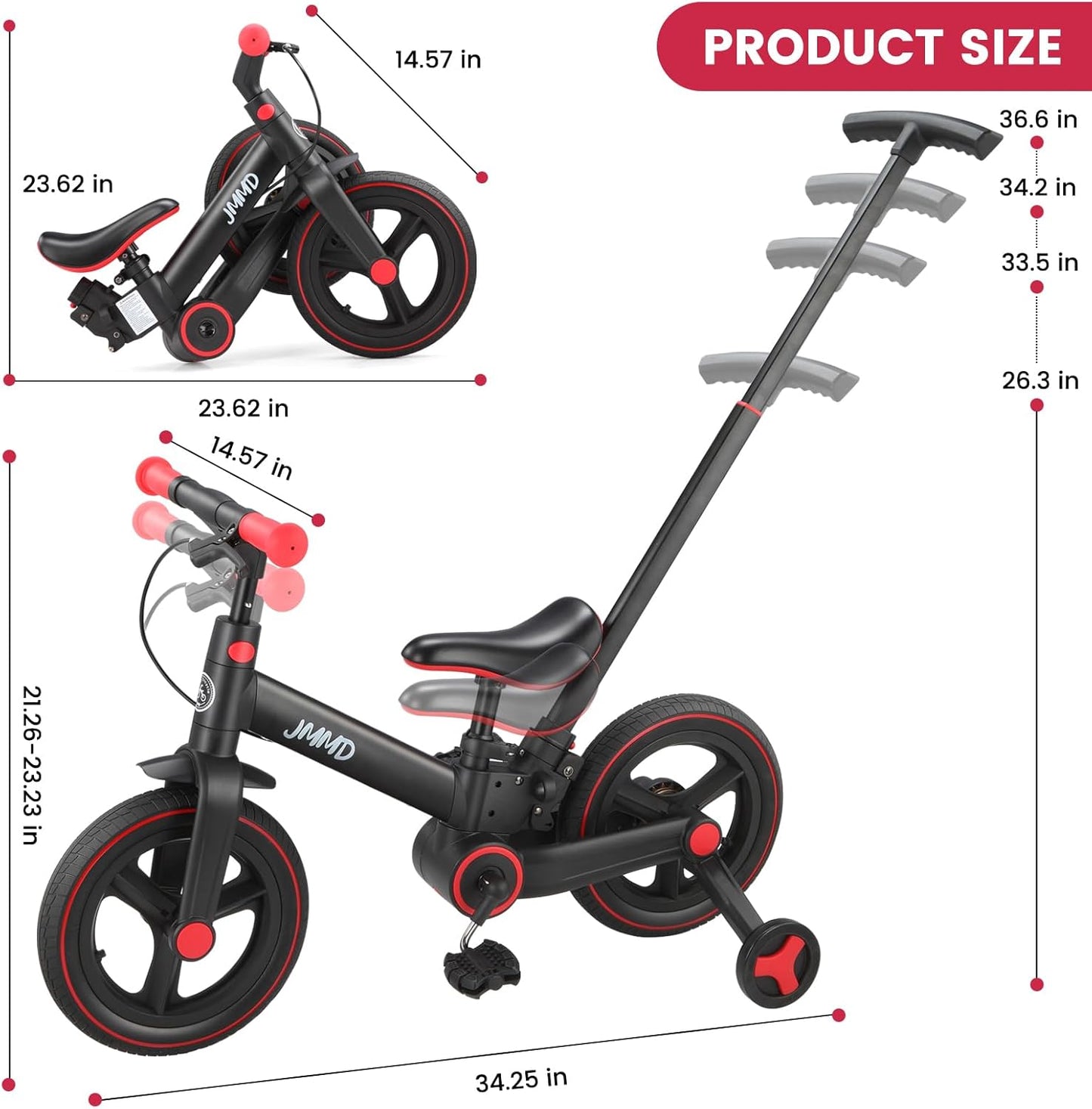 Pro-Balance 6-in-1 Balance Bike