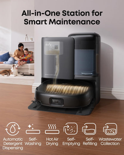 High Suction Autonomous Robotic Vacuum Cleaner