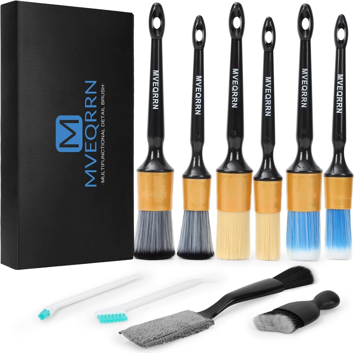 10-piece car detailing brush set