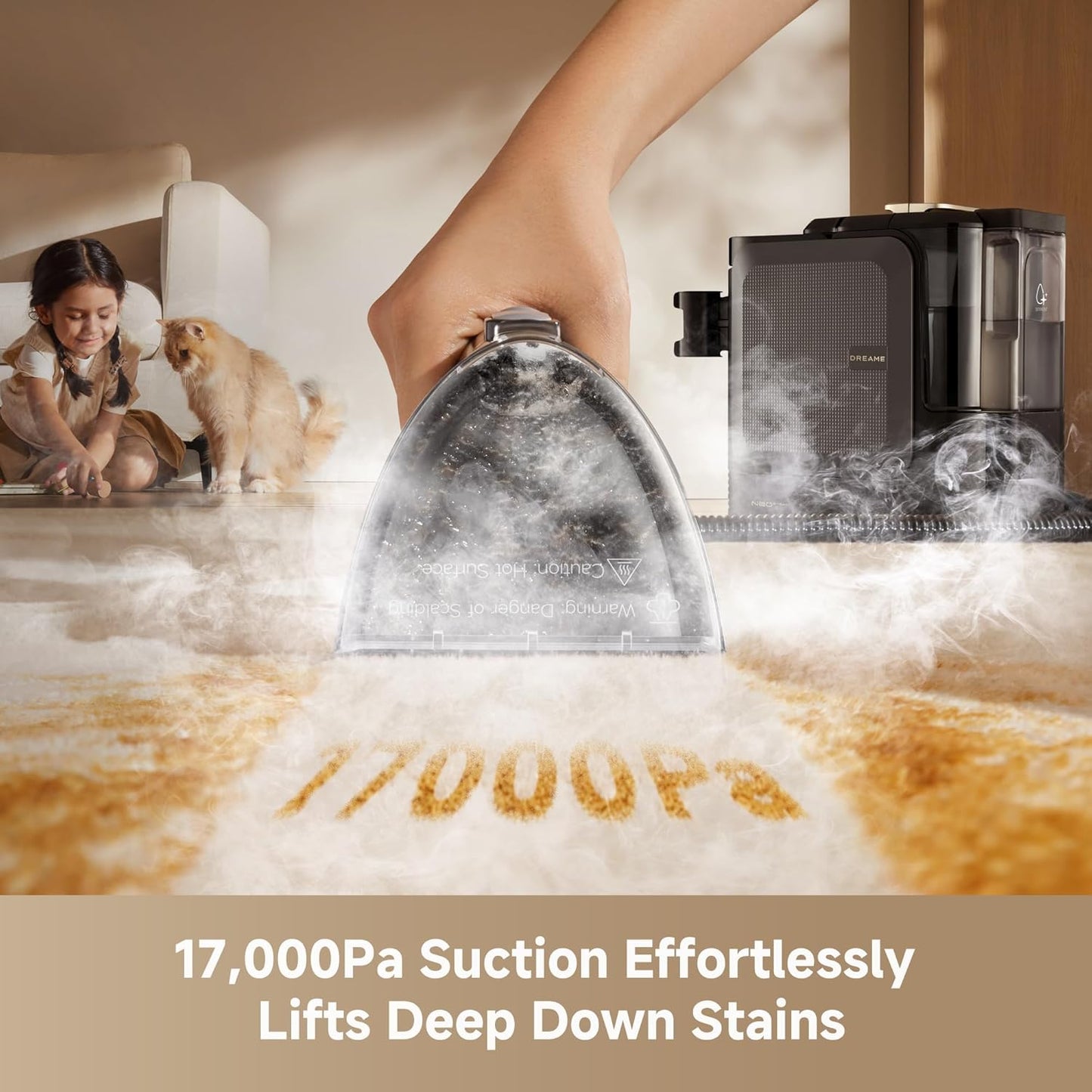 Portable Stain Remover for Fabrics and Carpets