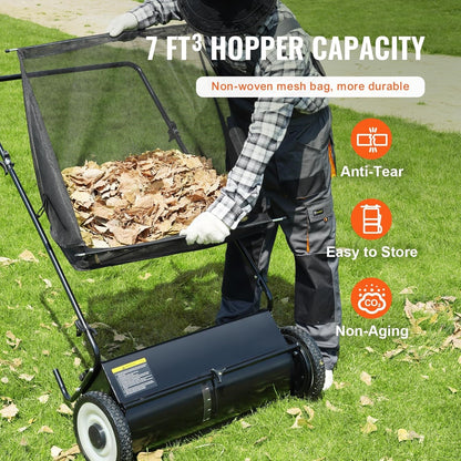 High Capacity Manual Garden Sweeper