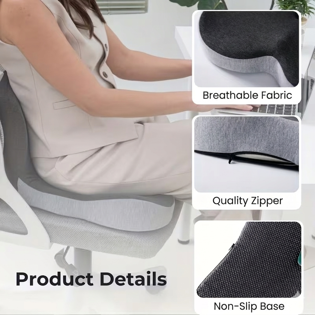 Ergonomic Orthopedic Viscoelastic Foam Cushion
