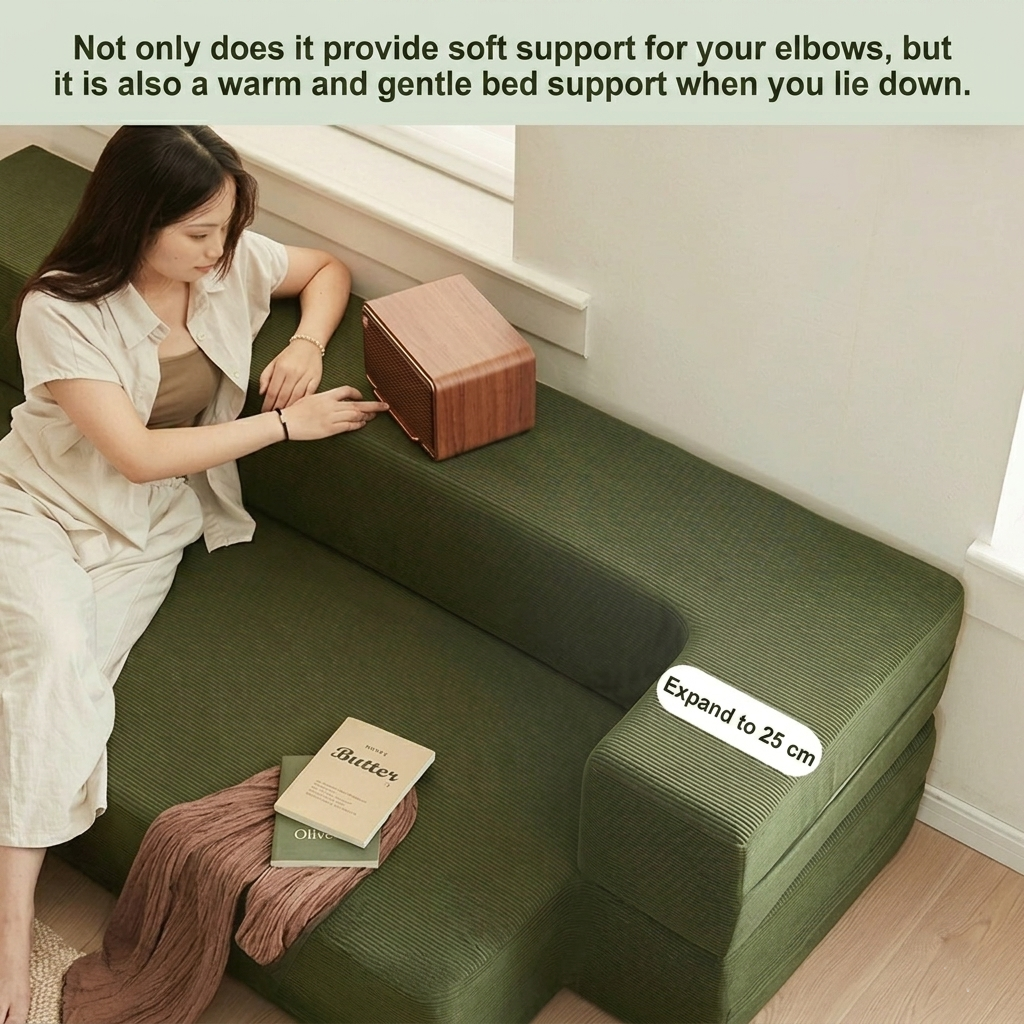 Memory Foam Convertible Sofa Bed