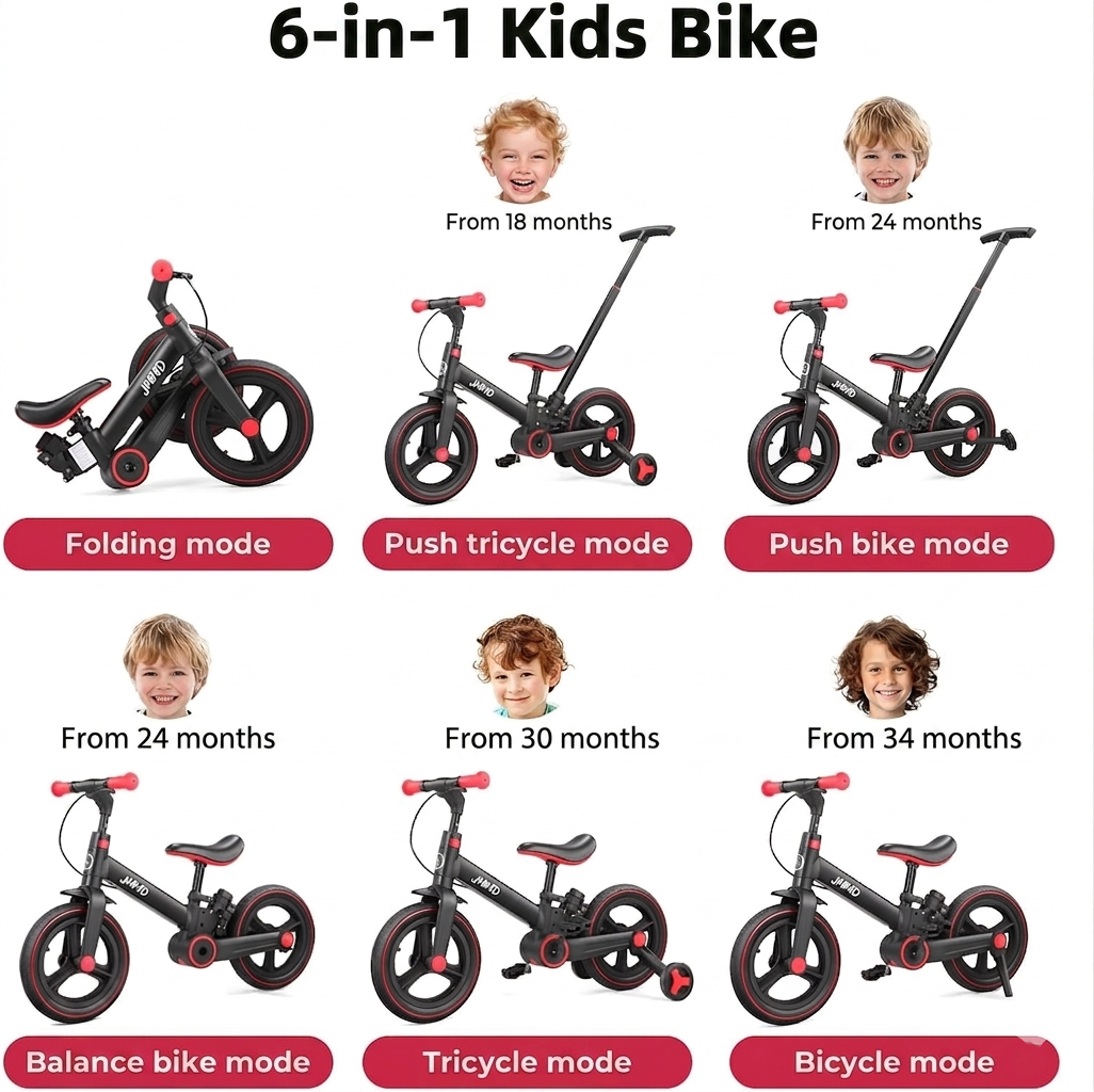 Pro-Balance 6-in-1 Balance Bike