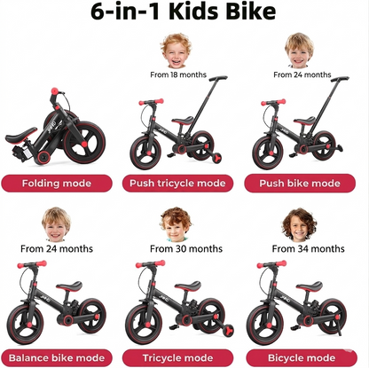 Pro-Balance 6-in-1 Balance Bike