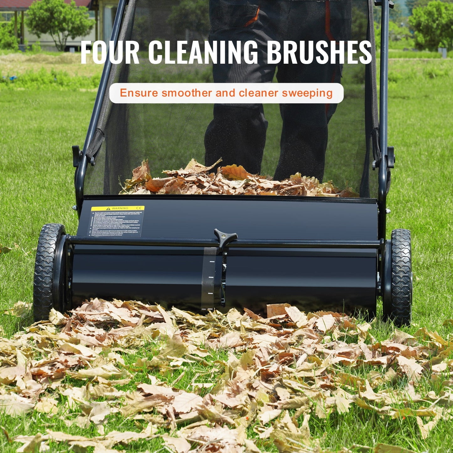 High Capacity Manual Garden Sweeper